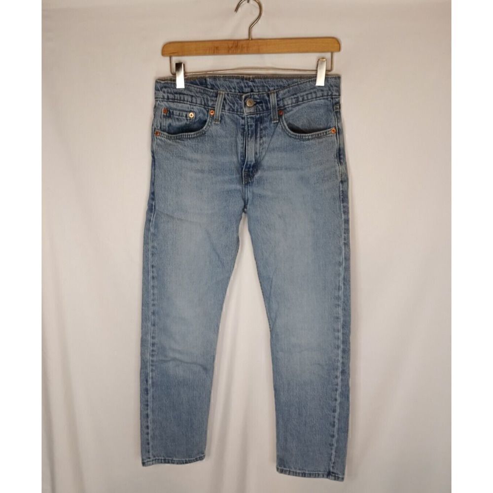 Levis 502 Taper Fit Men’s Jeans Size 29x30 BlueLight Wash